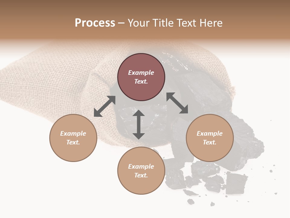 Carbon Coal Cut PowerPoint Template