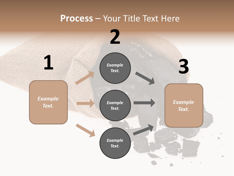 Carbon Coal Cut PowerPoint Template
