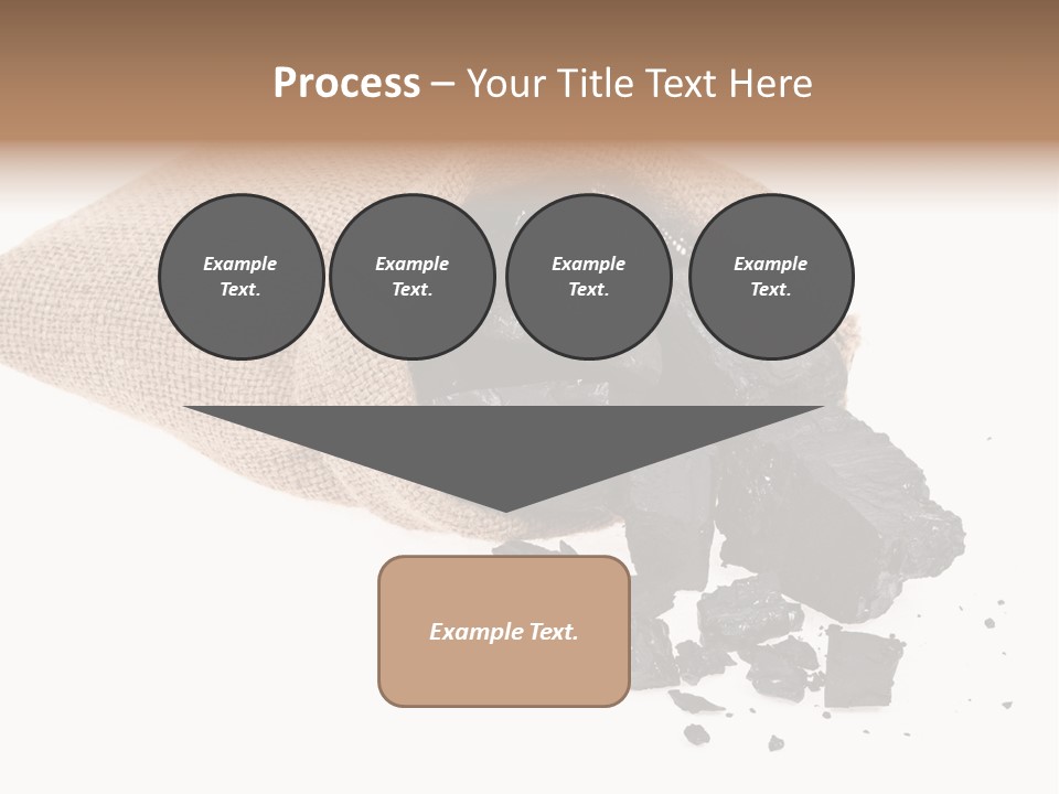 Carbon Coal Cut PowerPoint Template