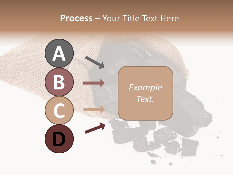 Carbon Coal Cut PowerPoint Template