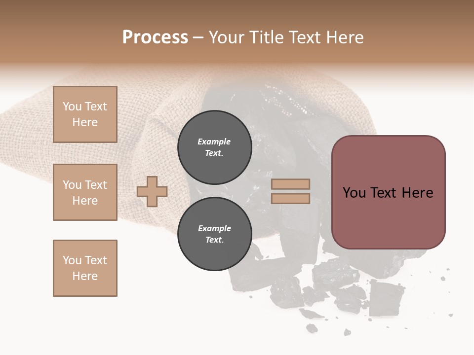 Carbon Coal Cut PowerPoint Template