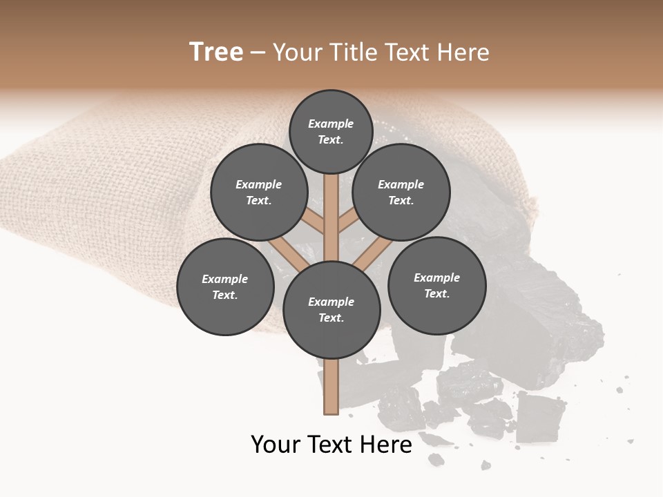 Carbon Coal Cut PowerPoint Template