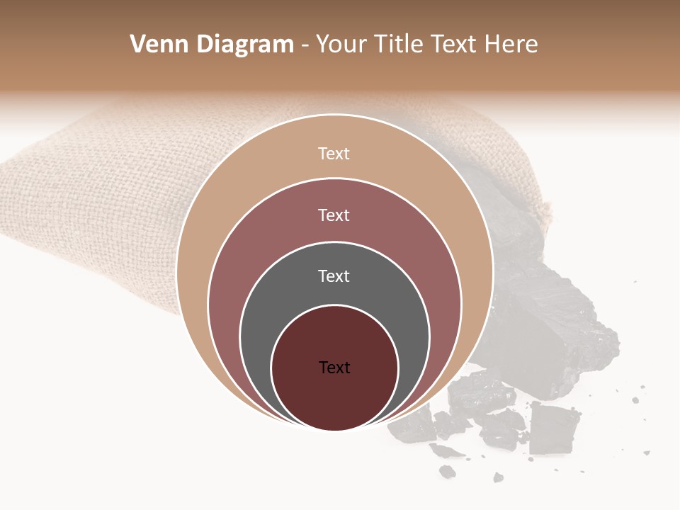 Carbon Coal Cut PowerPoint Template