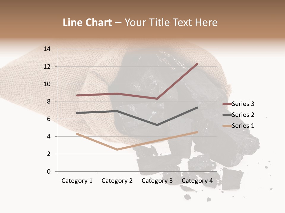 Carbon Coal Cut PowerPoint Template
