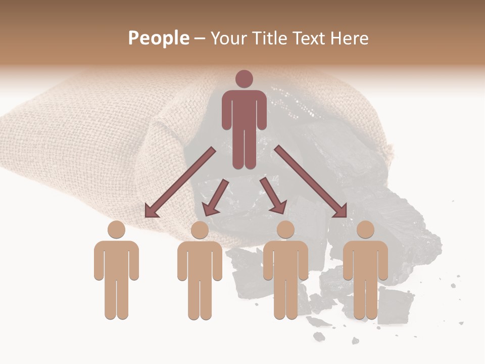 Carbon Coal Cut PowerPoint Template