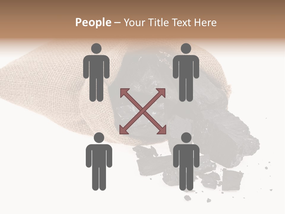 Carbon Coal Cut PowerPoint Template