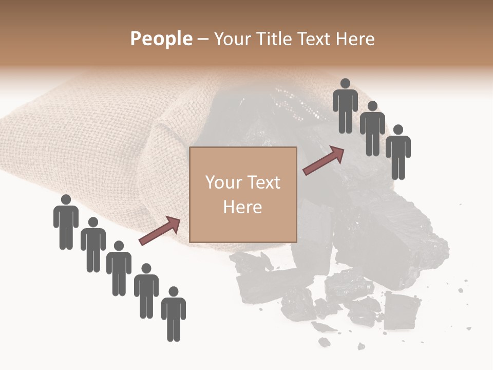 Carbon Coal Cut PowerPoint Template