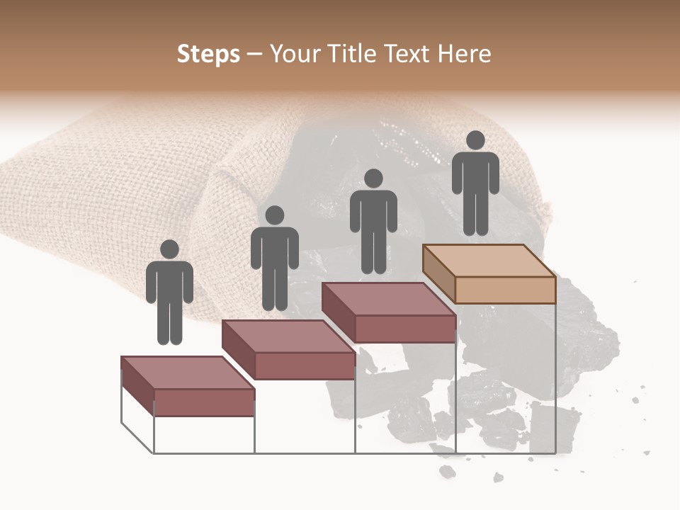 Carbon Coal Cut PowerPoint Template