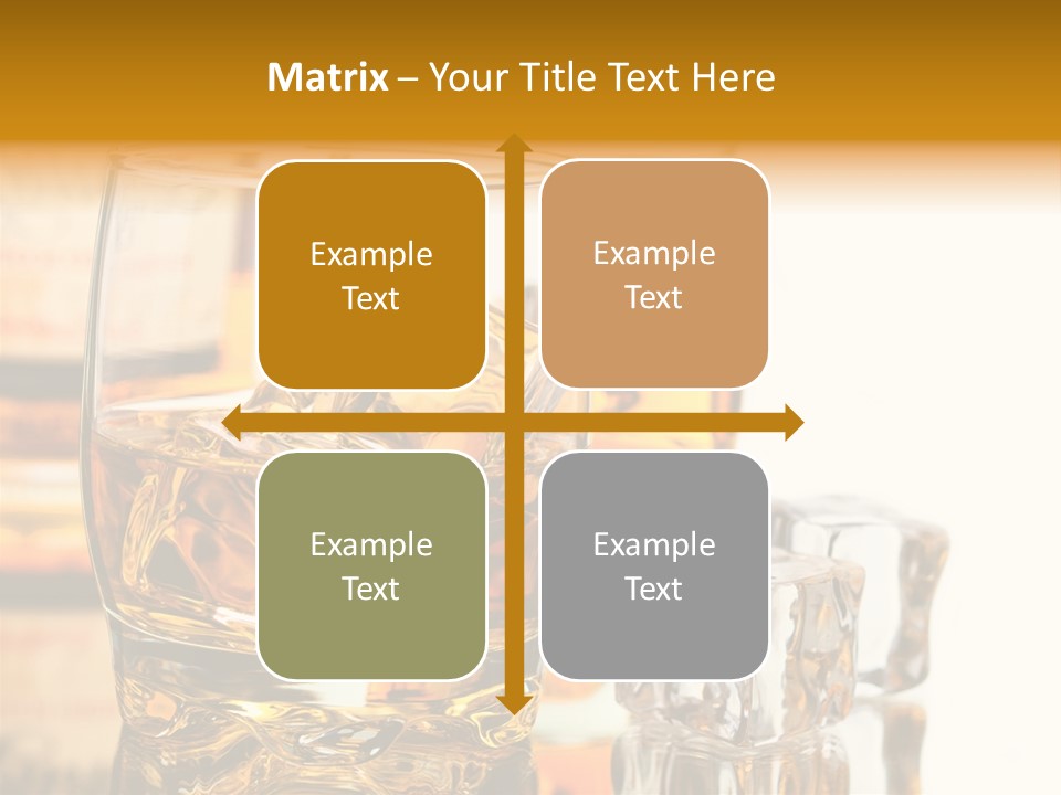 Image Horizontal Drink PowerPoint Template