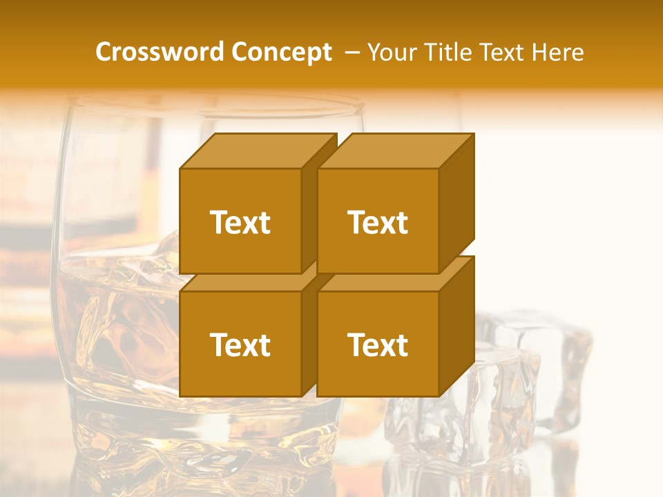 Image Horizontal Drink PowerPoint Template