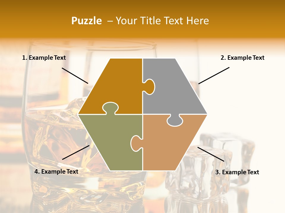 Image Horizontal Drink PowerPoint Template