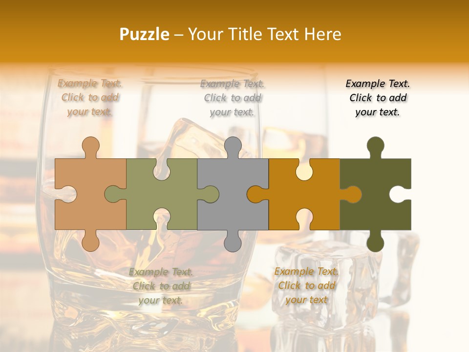 Image Horizontal Drink PowerPoint Template