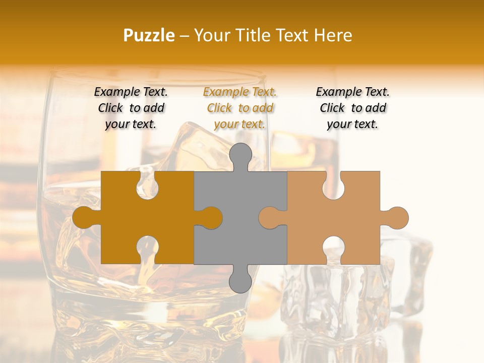 Image Horizontal Drink PowerPoint Template