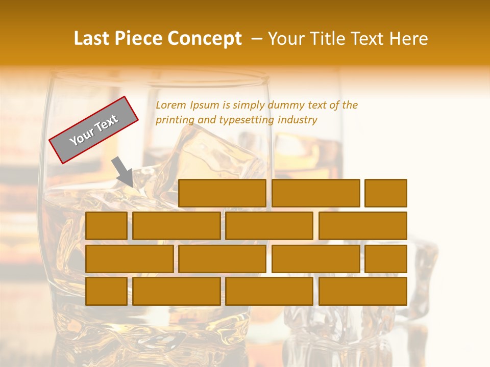 Image Horizontal Drink PowerPoint Template