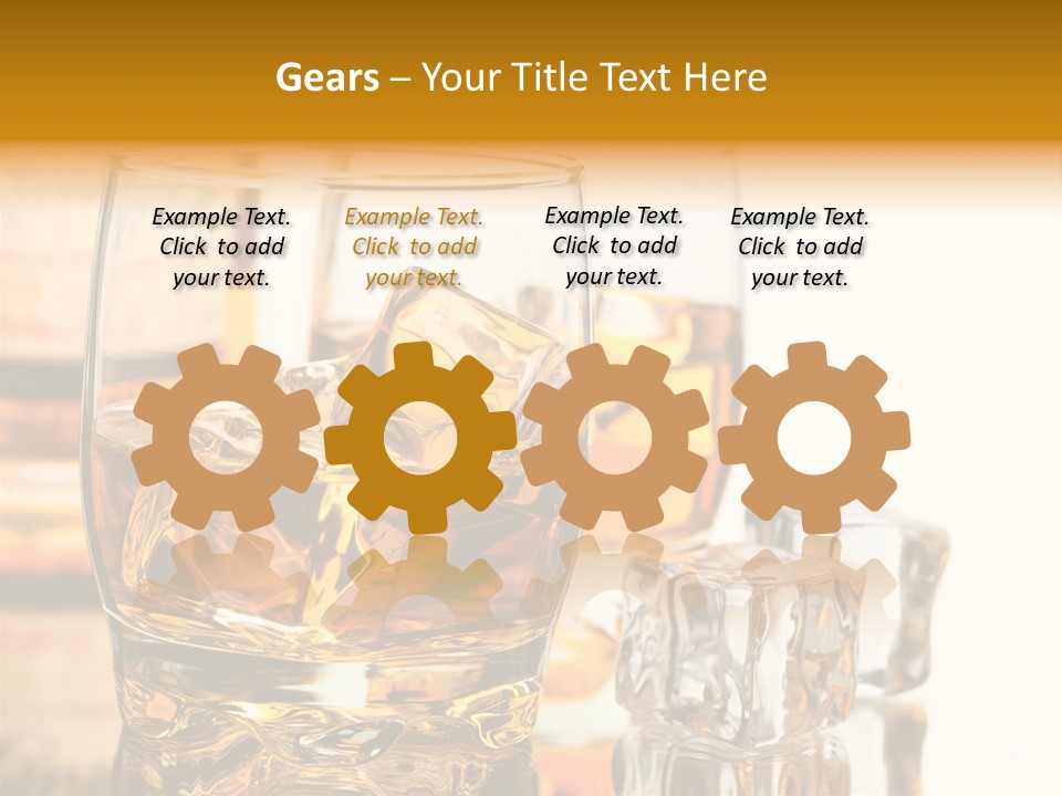 Image Horizontal Drink PowerPoint Template