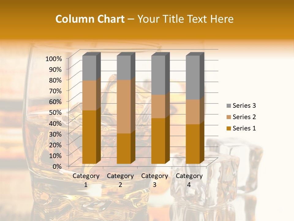 Image Horizontal Drink PowerPoint Template