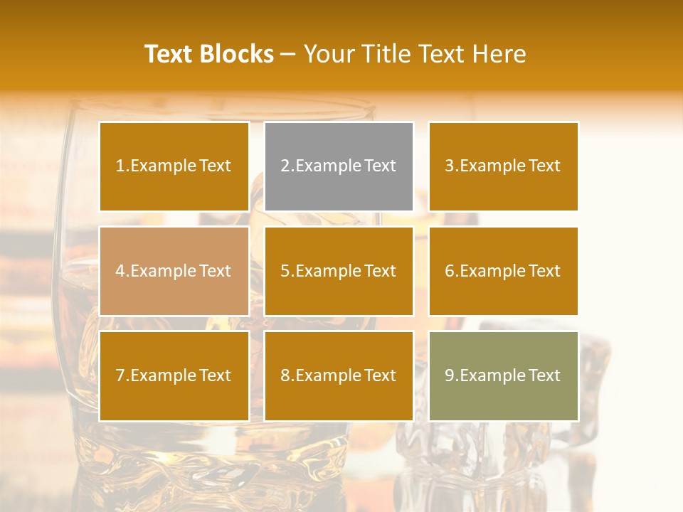 Image Horizontal Drink PowerPoint Template