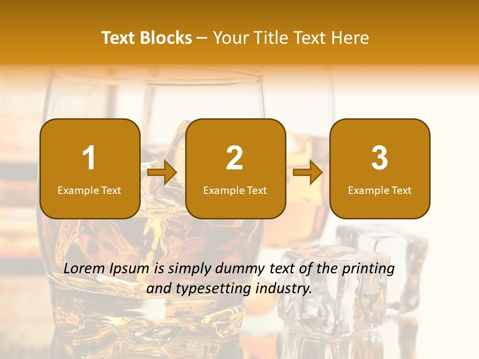 Image Horizontal Drink PowerPoint Template