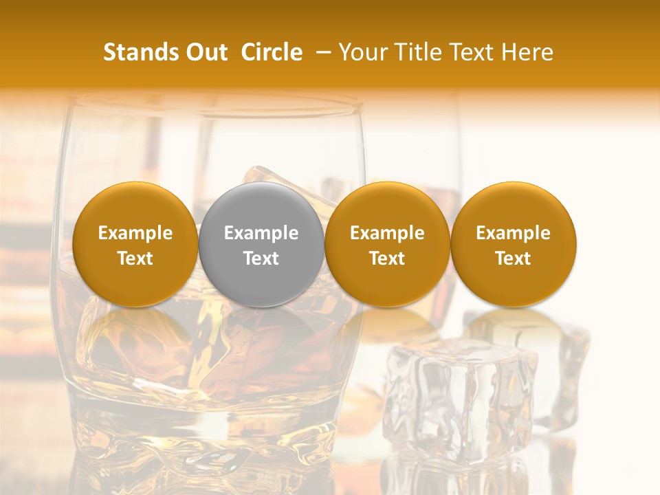 Image Horizontal Drink PowerPoint Template
