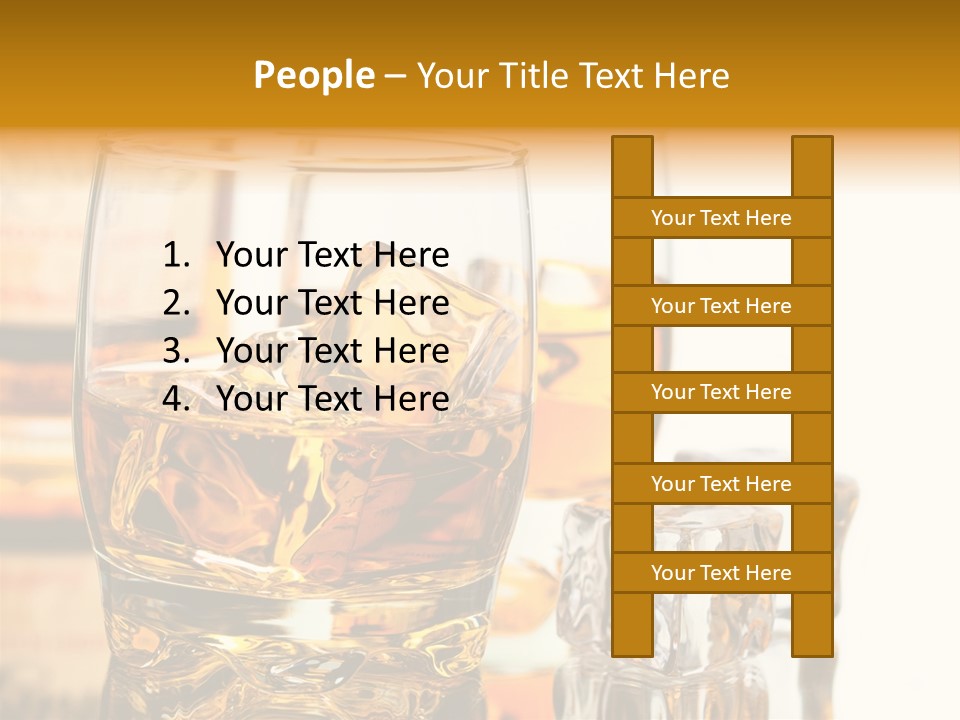Image Horizontal Drink PowerPoint Template