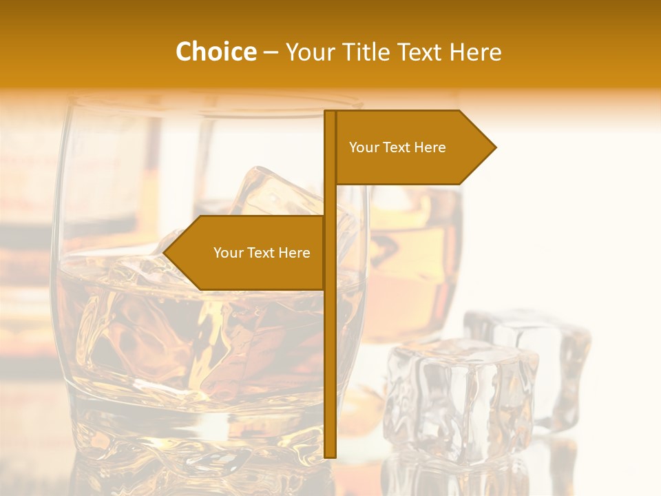 Image Horizontal Drink PowerPoint Template