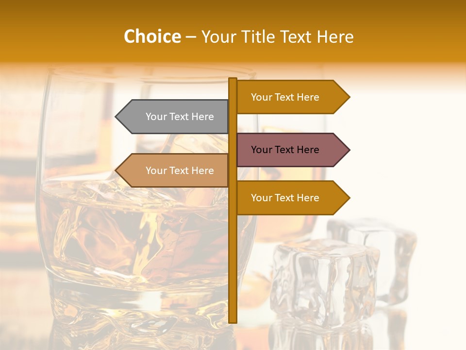 Image Horizontal Drink PowerPoint Template