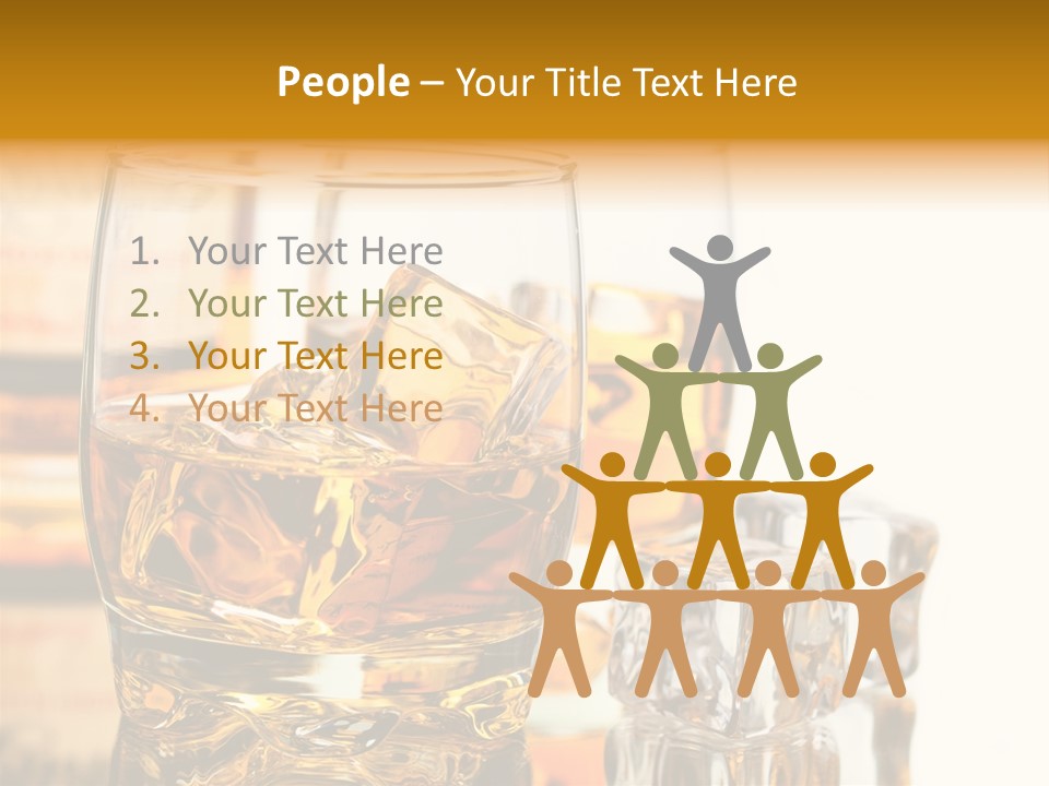 Image Horizontal Drink PowerPoint Template