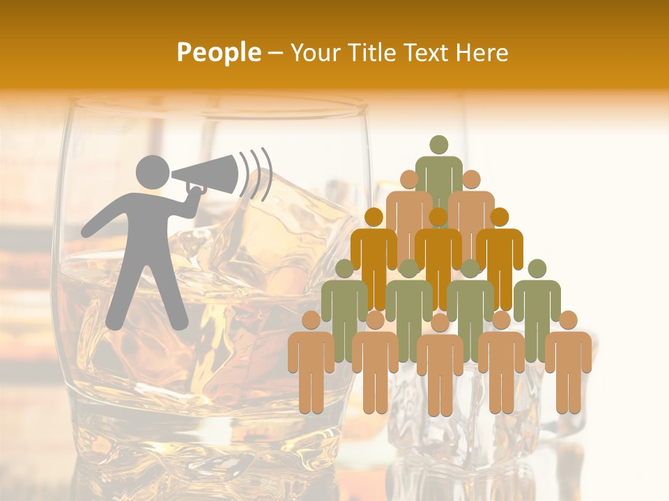 Image Horizontal Drink PowerPoint Template