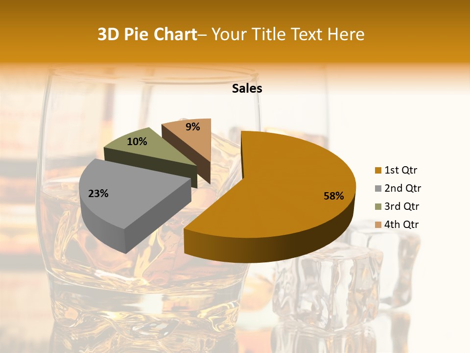 Image Horizontal Drink PowerPoint Template