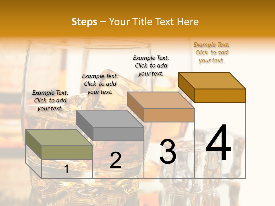 Image Horizontal Drink PowerPoint Template