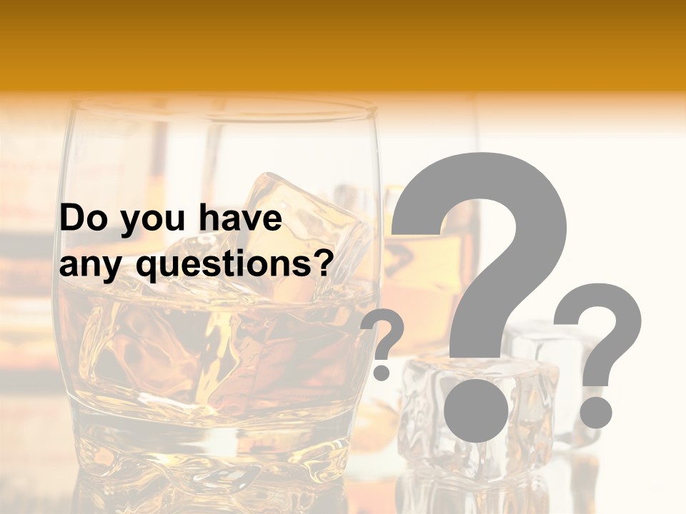 Image Horizontal Drink PowerPoint Template