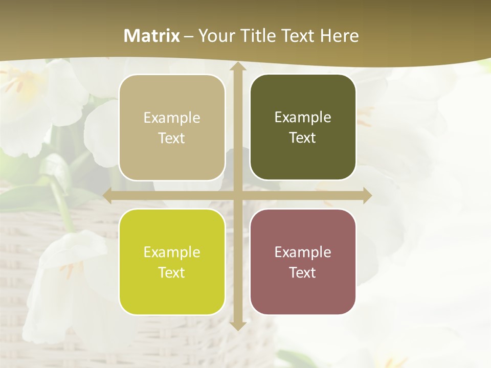 Decor White Easter PowerPoint Template