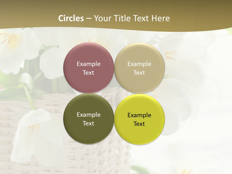 Decor White Easter PowerPoint Template