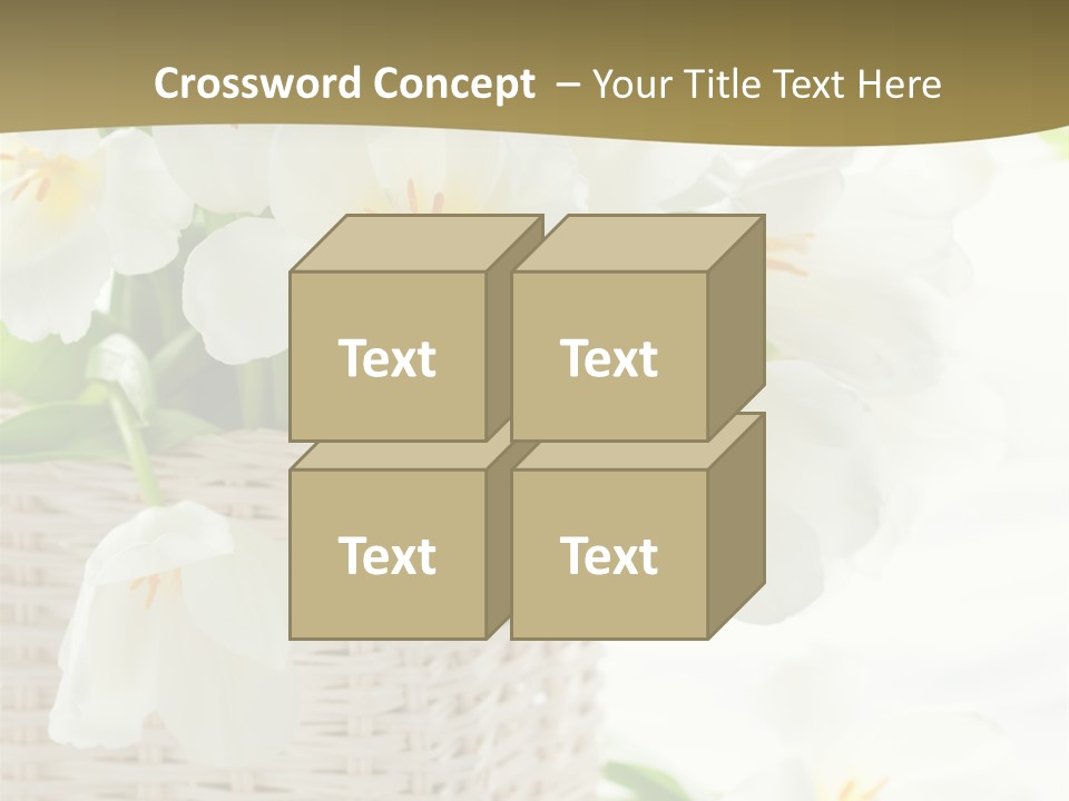 Decor White Easter PowerPoint Template