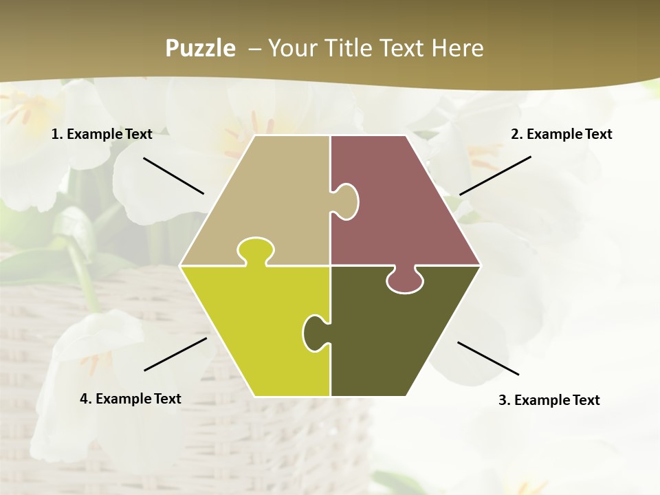 Decor White Easter PowerPoint Template