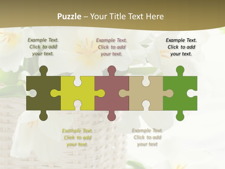 Decor White Easter PowerPoint Template