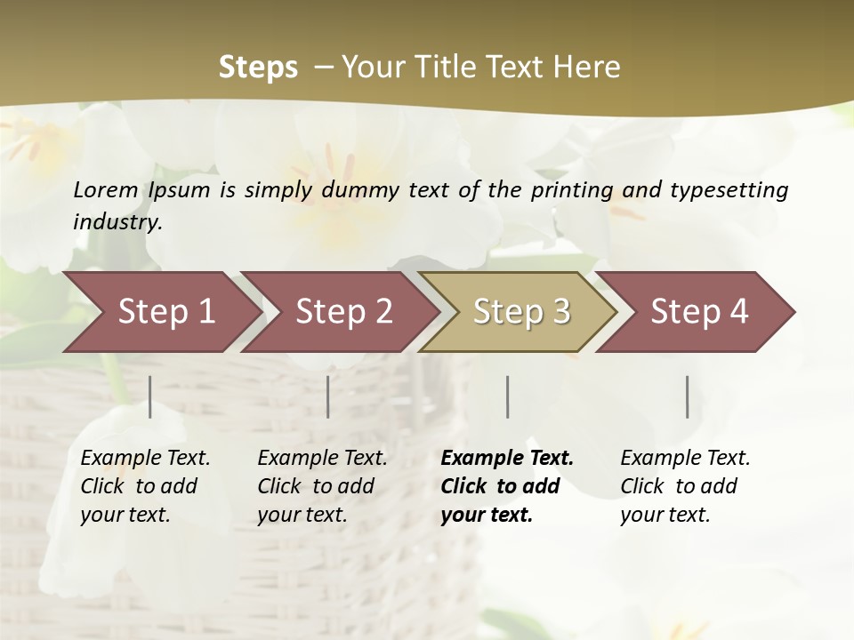 Decor White Easter PowerPoint Template