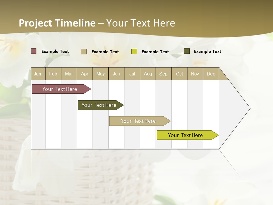 Decor White Easter PowerPoint Template