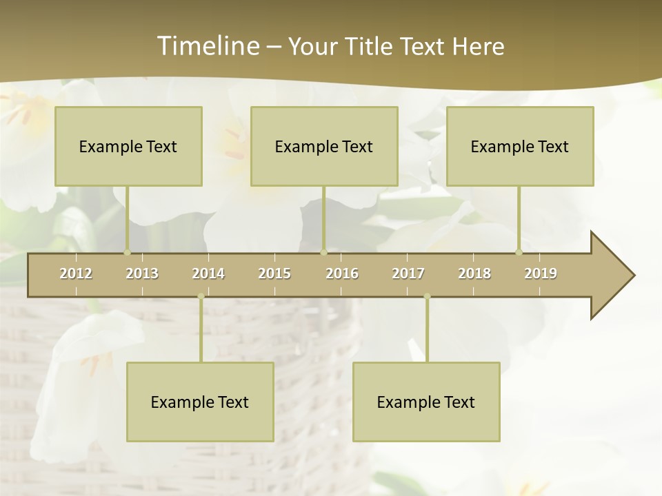 Decor White Easter PowerPoint Template