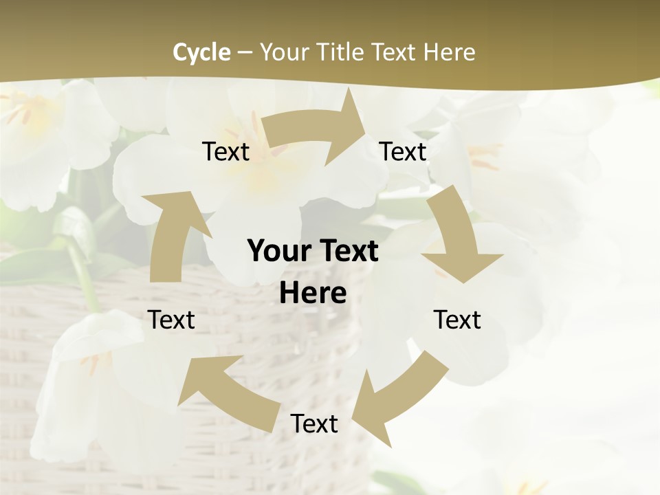 Decor White Easter PowerPoint Template