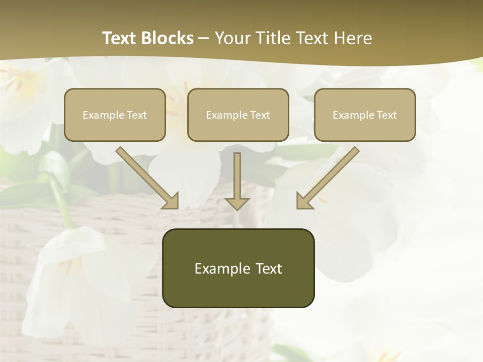 Decor White Easter PowerPoint Template