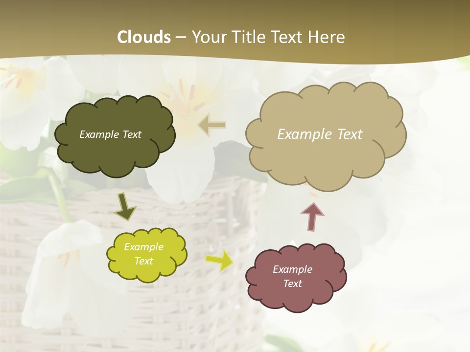 Decor White Easter PowerPoint Template