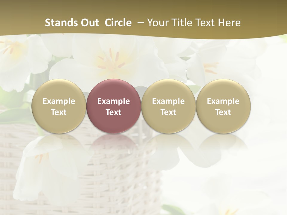 Decor White Easter PowerPoint Template