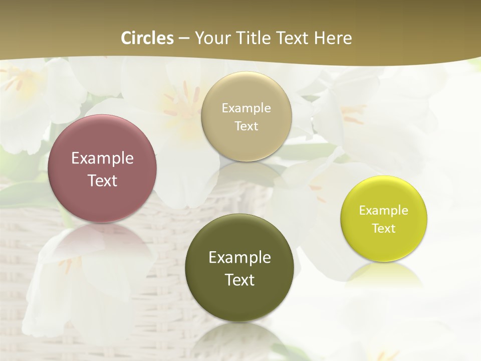 Decor White Easter PowerPoint Template