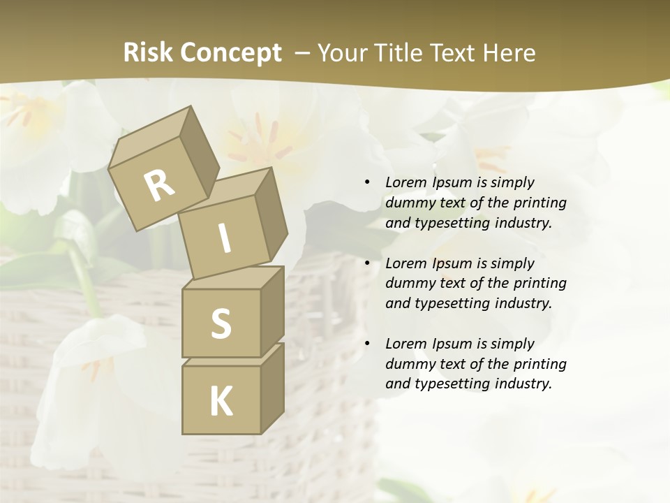 Decor White Easter PowerPoint Template