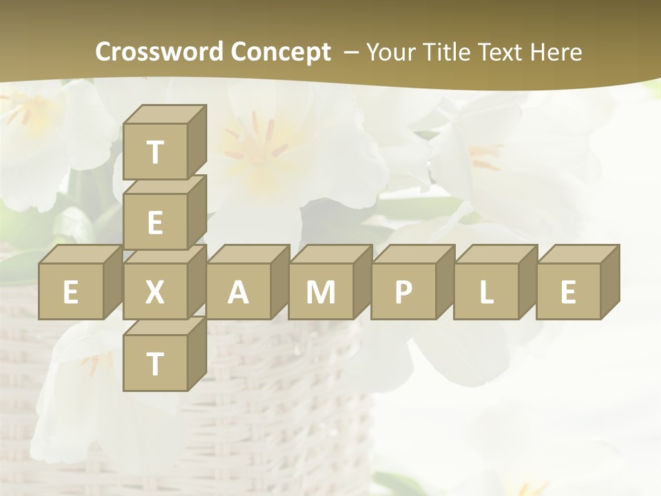 Decor White Easter PowerPoint Template