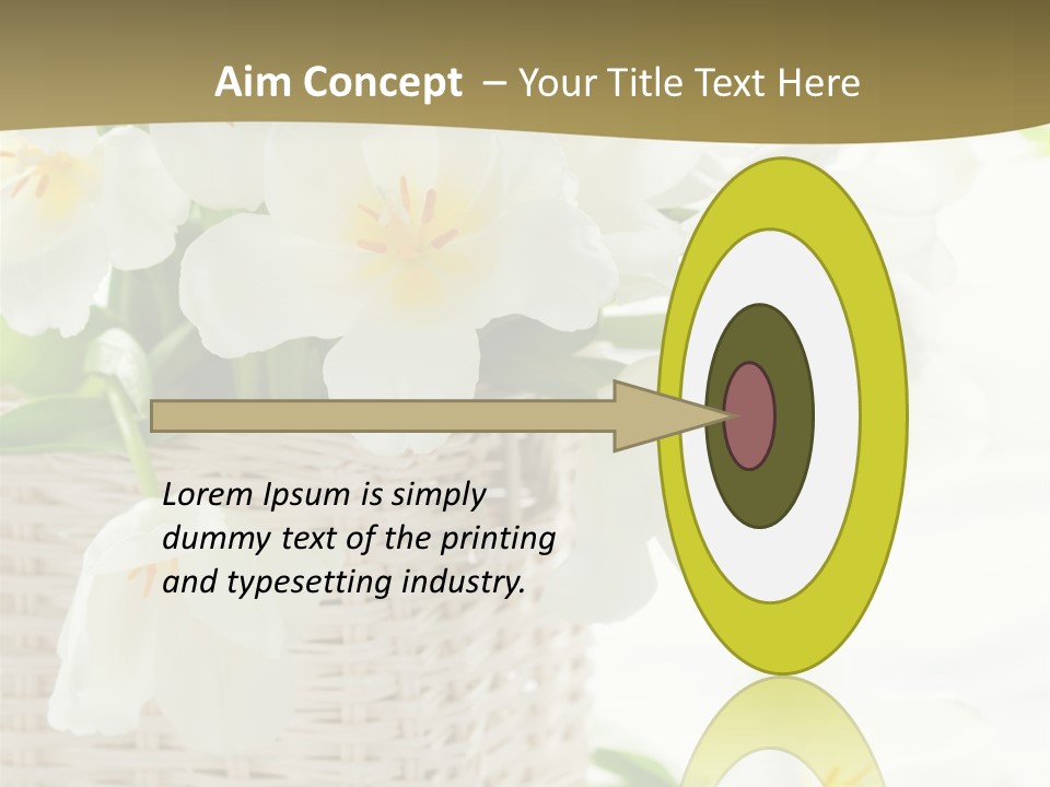 Decor White Easter PowerPoint Template