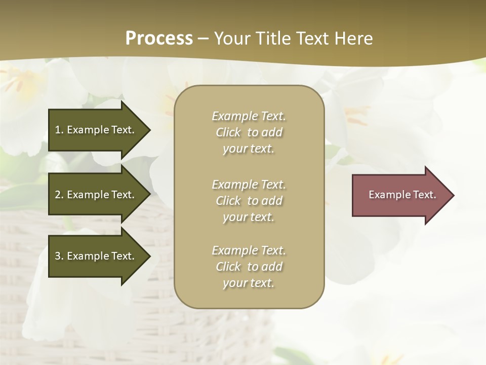 Decor White Easter PowerPoint Template