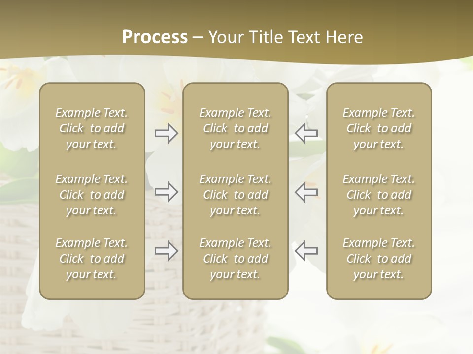 Decor White Easter PowerPoint Template