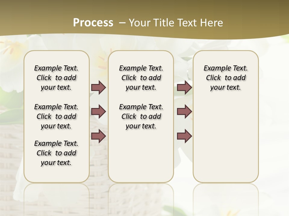 Decor White Easter PowerPoint Template